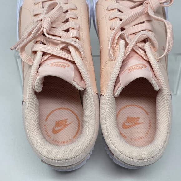 Nike Court Legacy Lift Platform Women Sz 9.5 Washed Coral Apricot FV5526-600 New - Picture 10 of 10